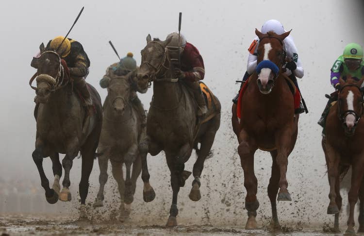 Kダービーに続き不良馬場での一戦に。（photo by Getty Images）