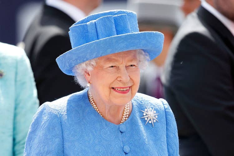 観戦に訪れたエリザベス女王（Photo by Getty Images）