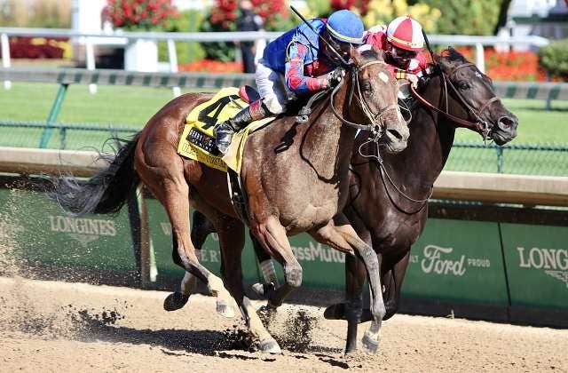 米G1ダービーシティディスタフS、ベルズザワンが末脚炸裂で1番人気を撃破 JRAVAN World 海外競馬情報サイト