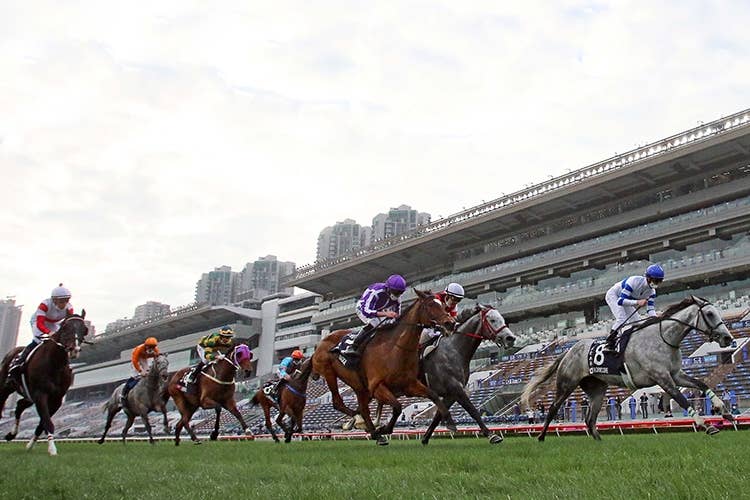 【香港カップ】2着にウインブライト、4着にダノンプレミアムが入った（Photo by The Hong Kong Jockey Club）