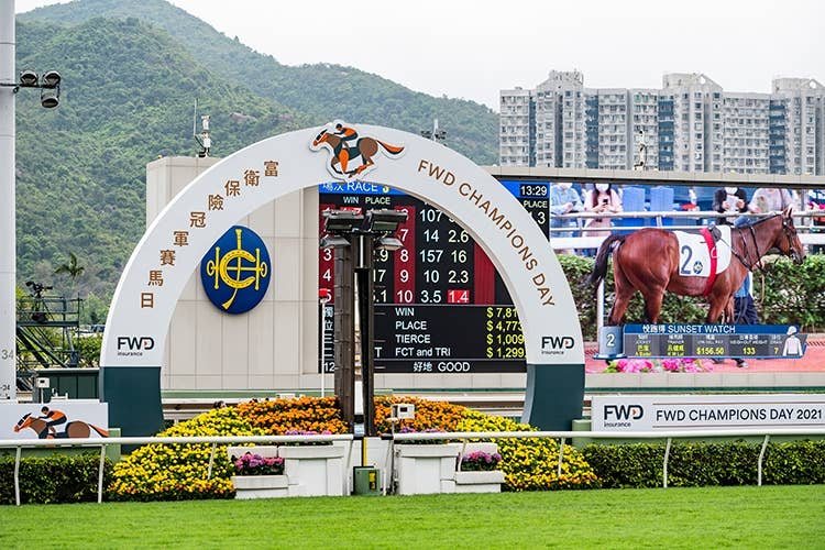 香港チャンピオンズデーが開催されたシャティン競馬場（Photo by Getty Images）