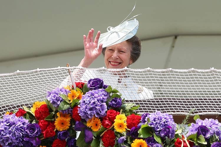 女王陛下は欠席された為、長女のアン王女を迎えて記念行事は実施（Photo by Getty Images）