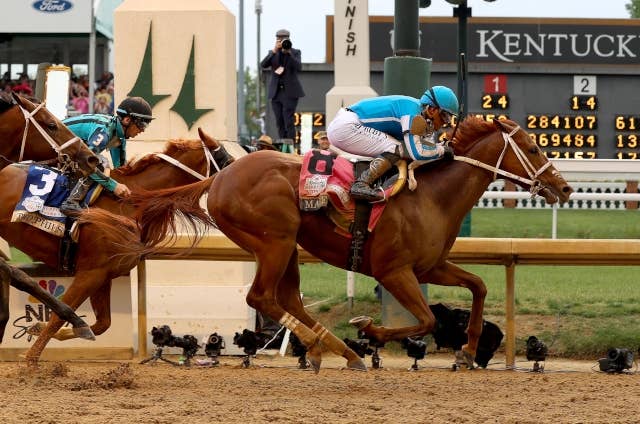 ケンタッキーダービーは年明けデビューのメイジが制す、デルマソトガケ
