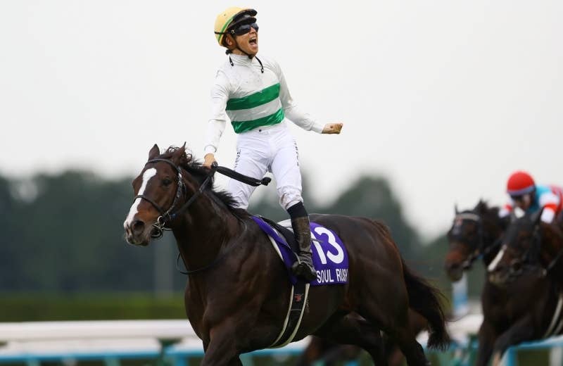 ソウルラッシュ デムーロ　世界限定 ホースレーシングカード 競馬　ドバイターフ ドバイターフ 🇦🇪 #ソウルラッシュ (牡7、栗東・#池江泰寿 厩舎) ㅤㅤ