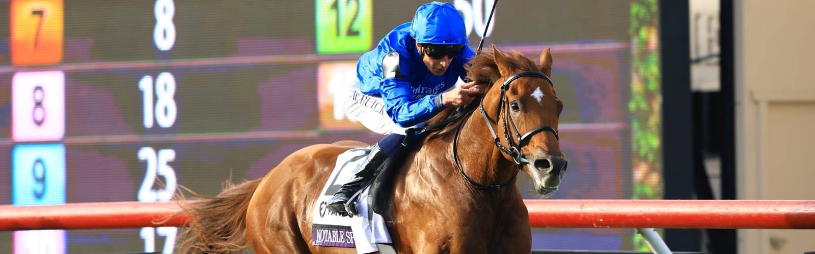 【BCマイル】<br>ノータブルスピーチがG1・4勝目